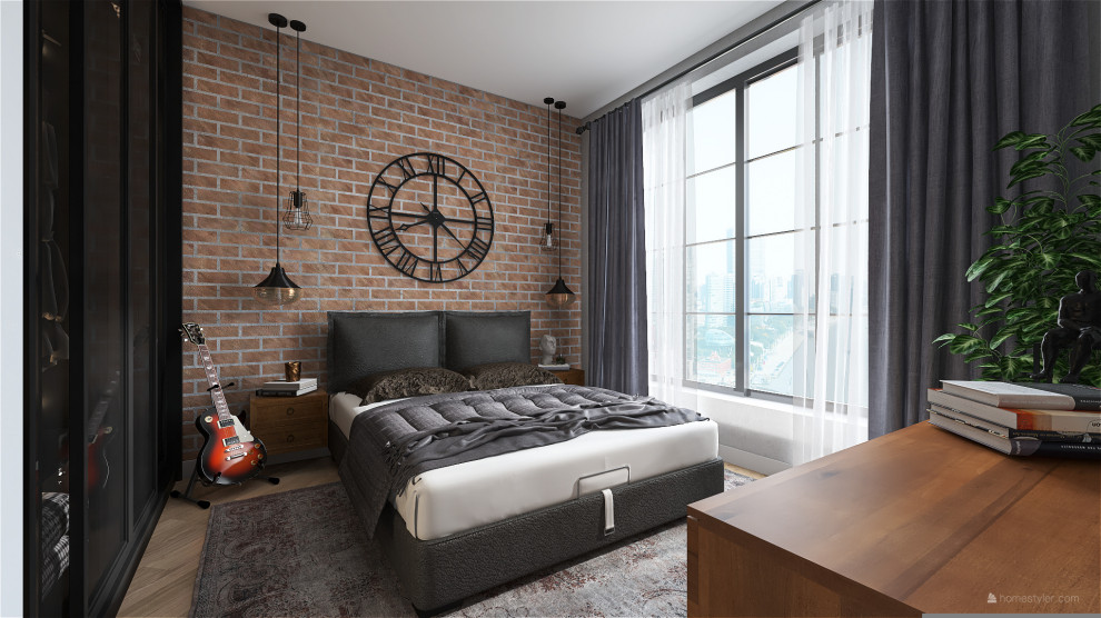 Квартира в индустриальном стиле