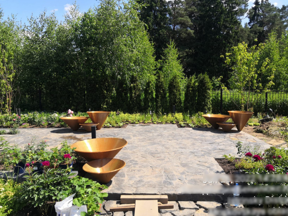 Landscape design of the territory (Moscow region)