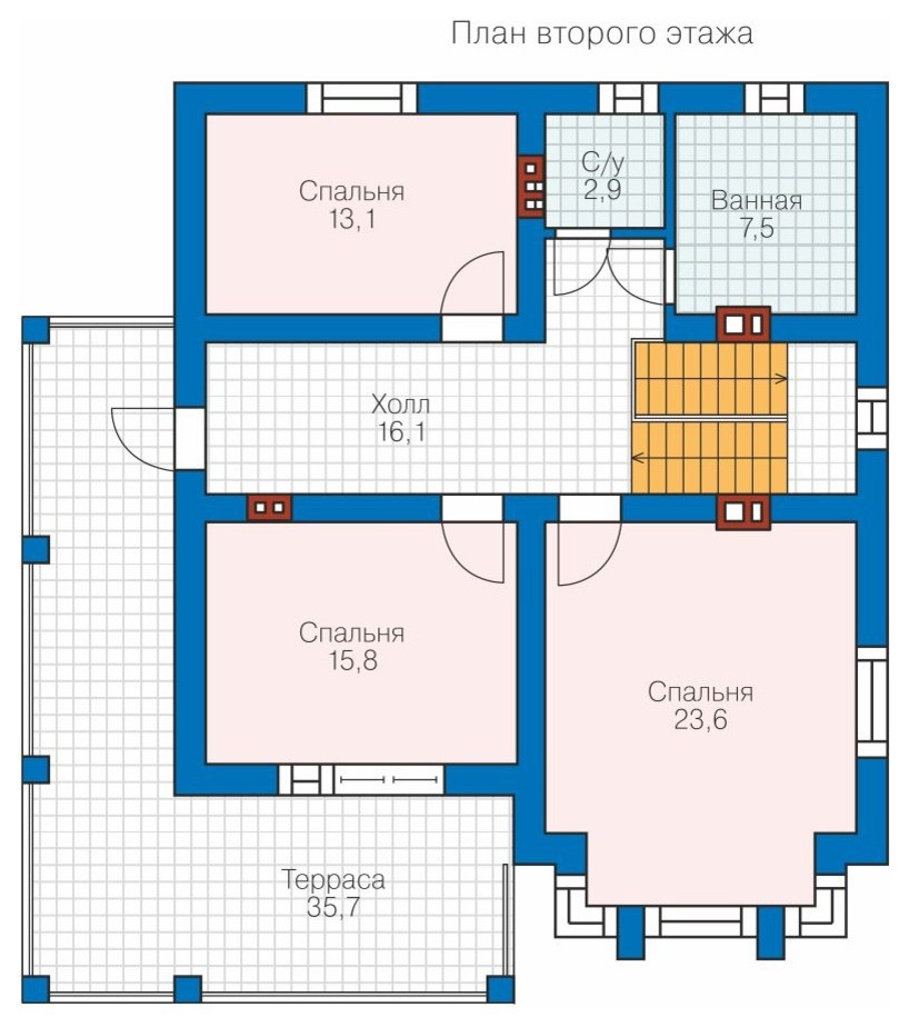 Стильный коттедж в стиле хай-тек 162 кв.м