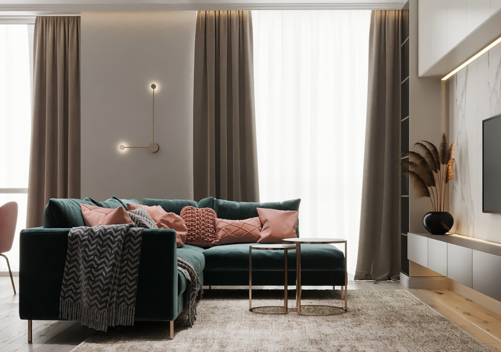 Дизайн проект квартиры "ЖК Кутузовский" 123 м2