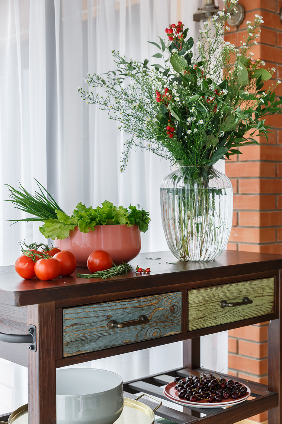 Летняя кухня с барбекю