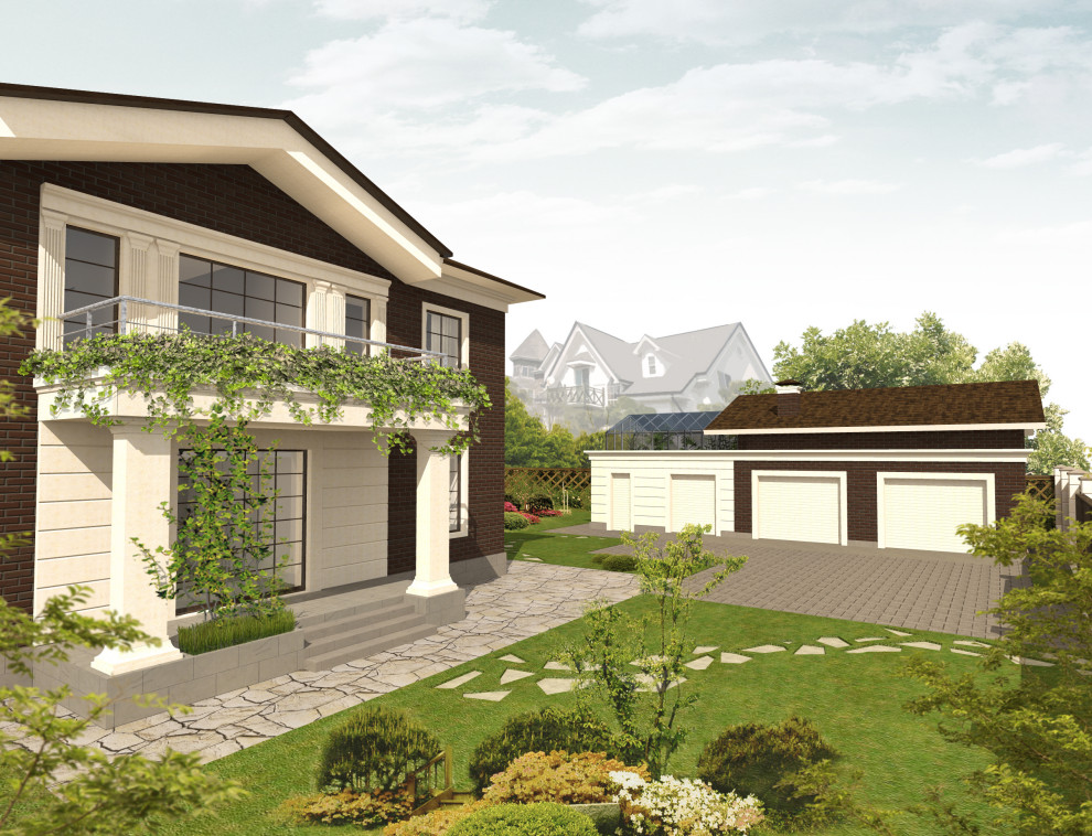 Коттедж 290 м² с баней и гаражом в пос. Филино, Московская обл.