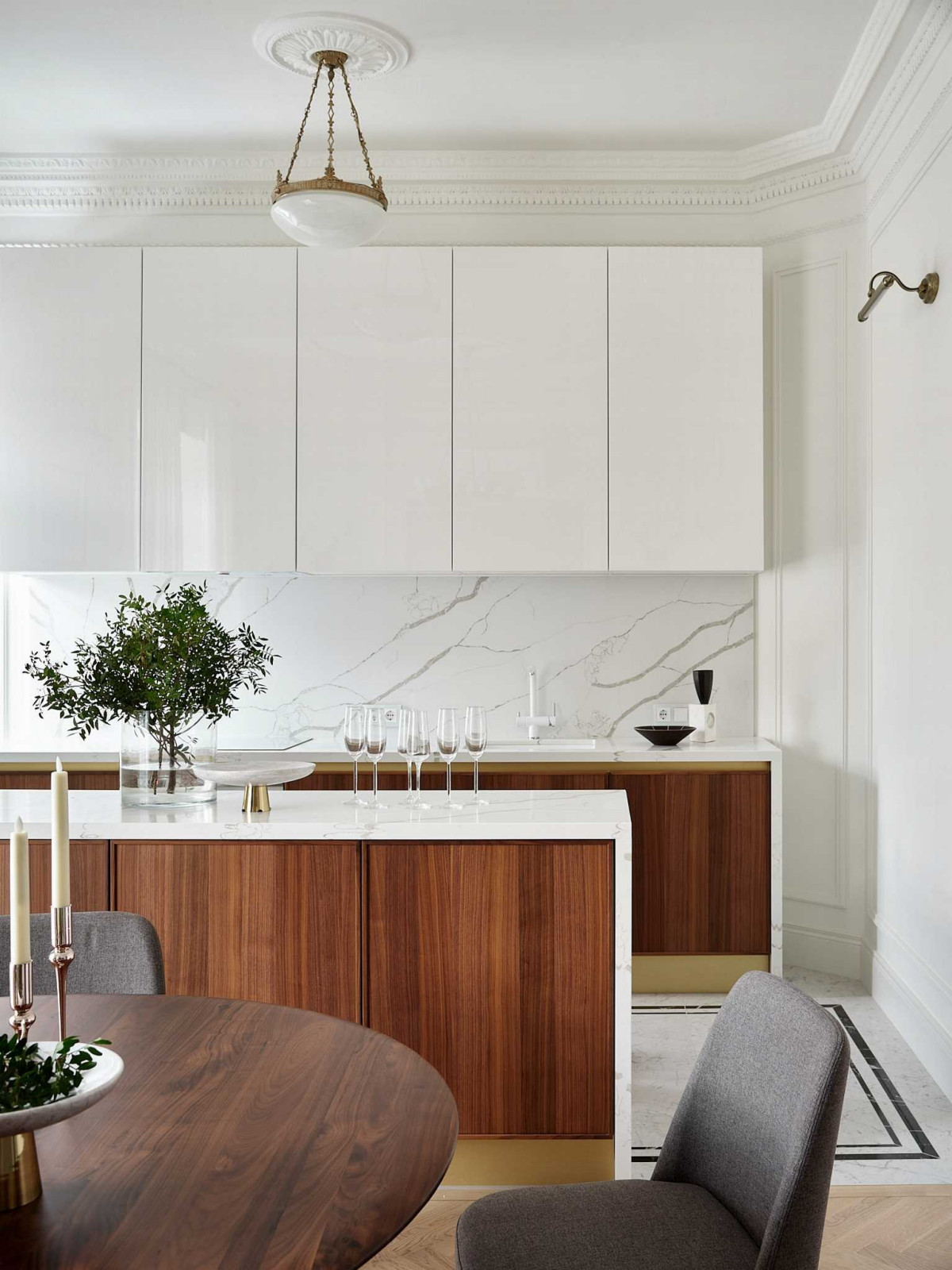 Кухня для проекта в стиле современная классика