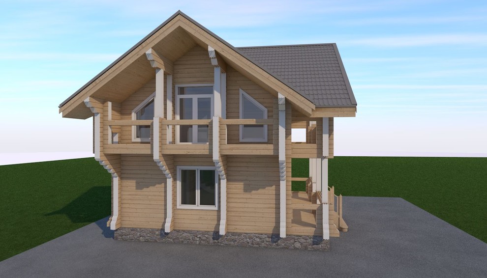 дом из клееного бруса