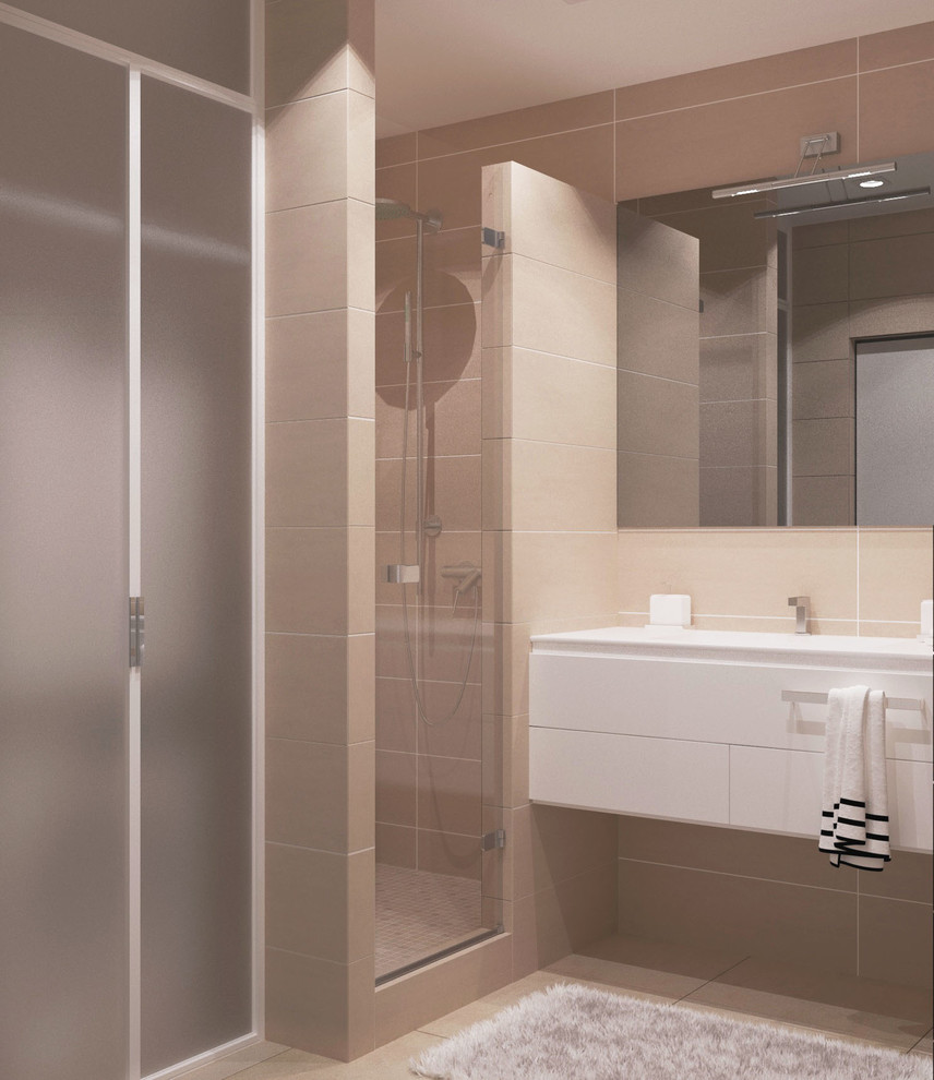 Дизайн квартиры в современном стиле (140м2)