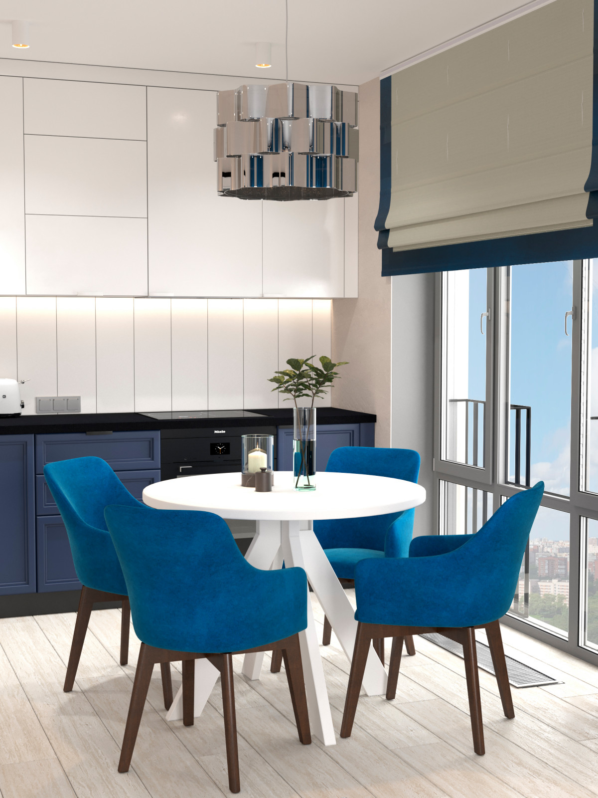 Квартира для холостяка (визуализации и коллажи)