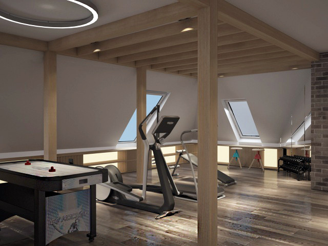 Мансарда в стиле лофт