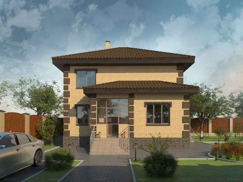 Дом площадью 145 м²