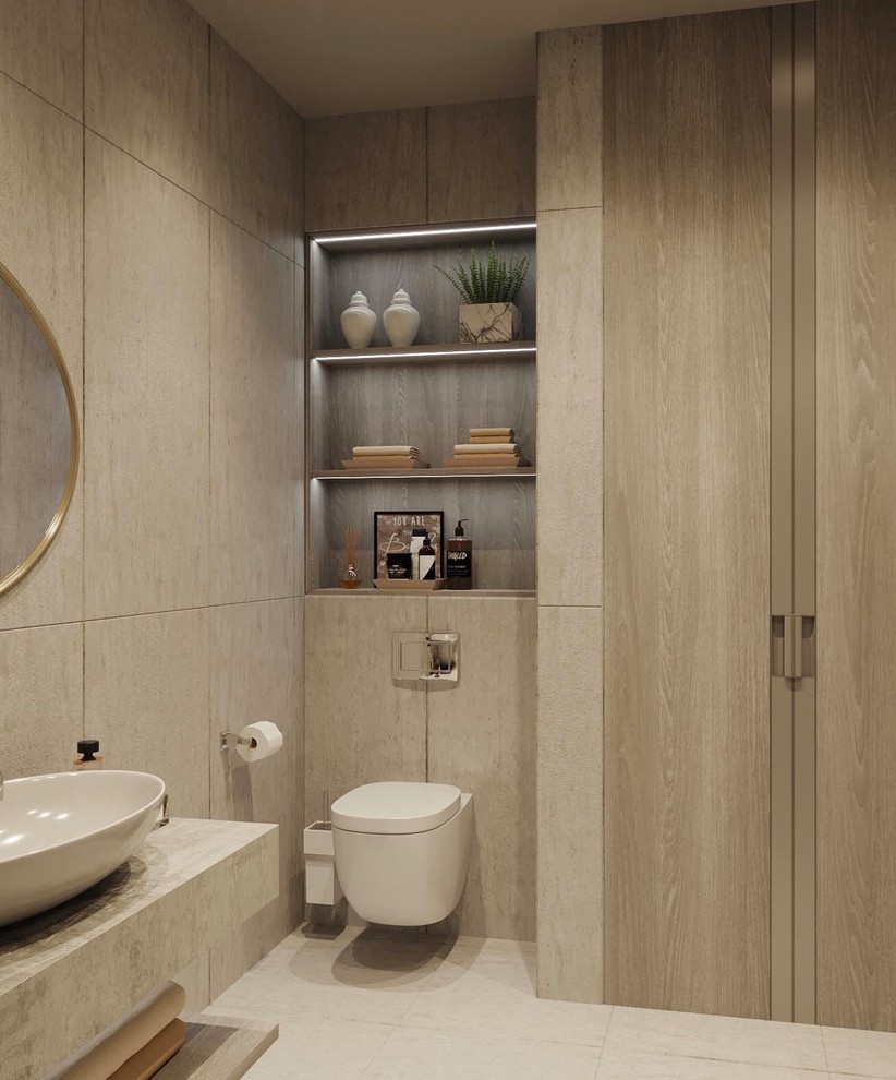 Интерьер двухуровневой квартиры в Калининграде.