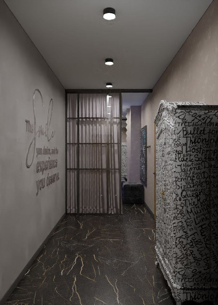 Дизайн массажной студии в стиле эклектика