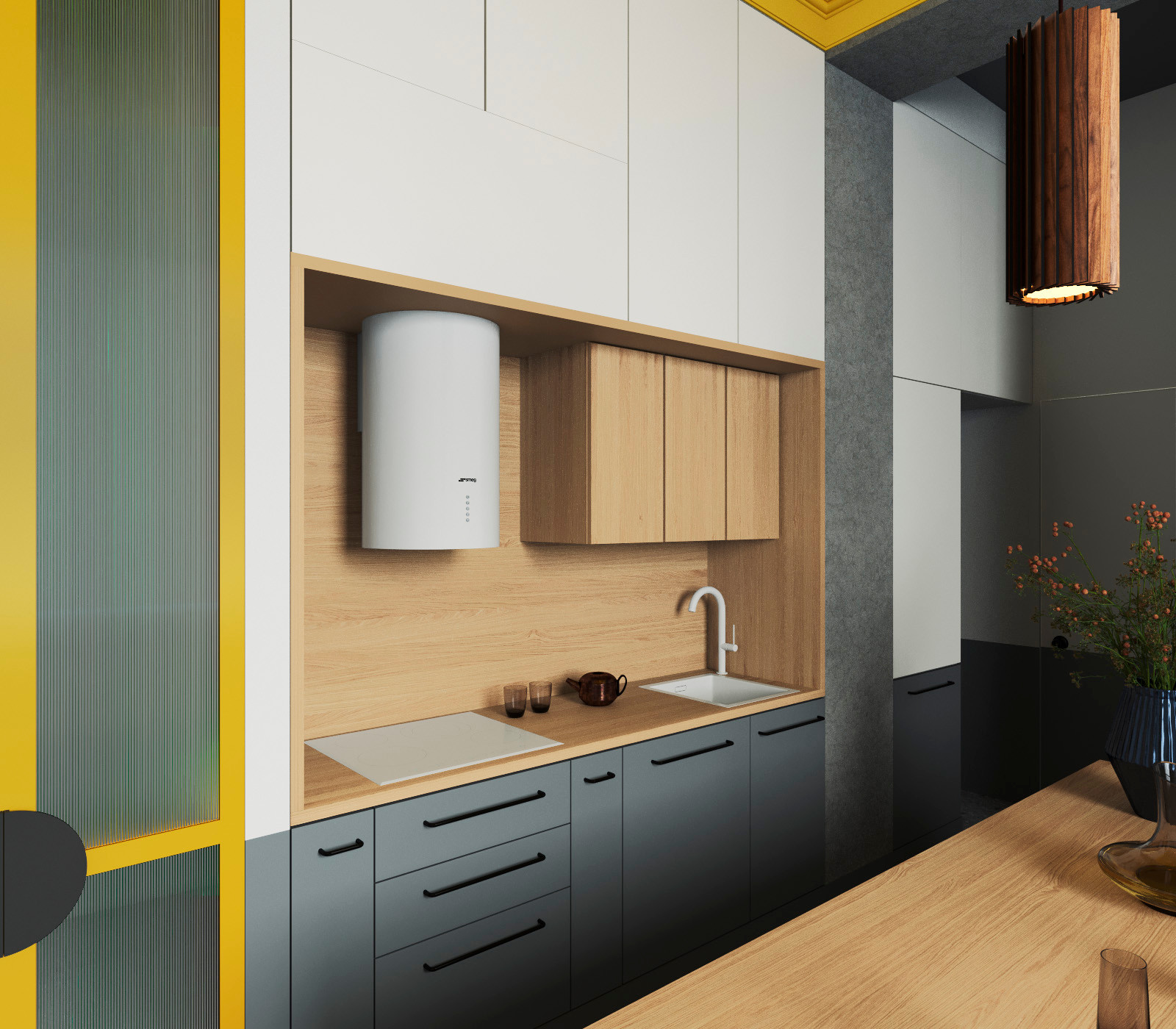 Обложка проекта: Сталинка с горчичным потолком