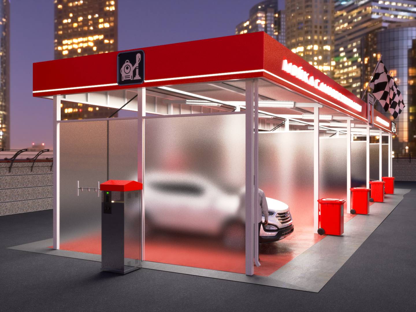 Дизайн автомоечного комплекса Grand Car