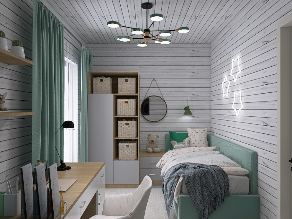 Обложка проекта: Детская для младшей дочери в загородном доме