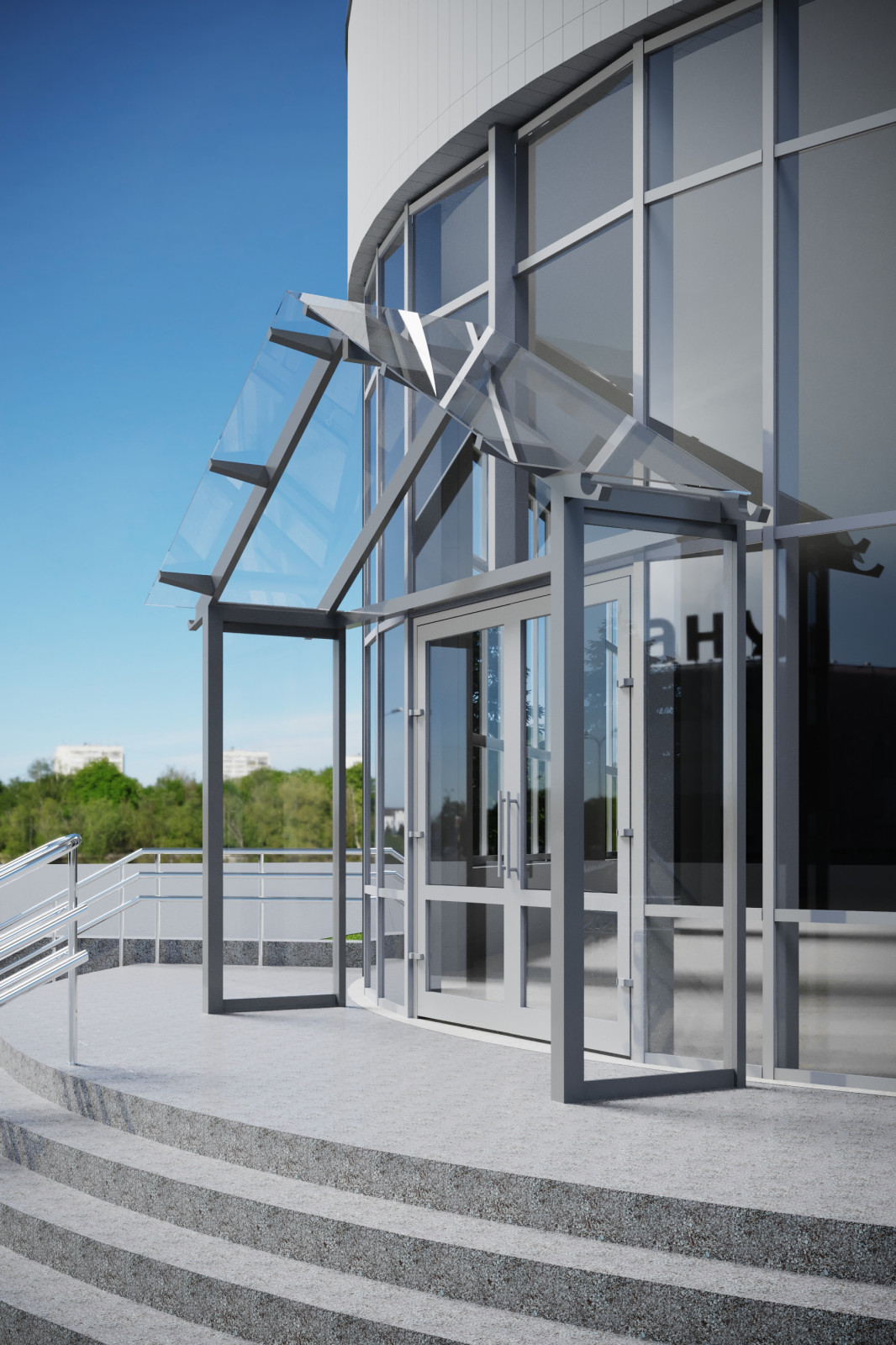 3d визуализация экстерьера зданий