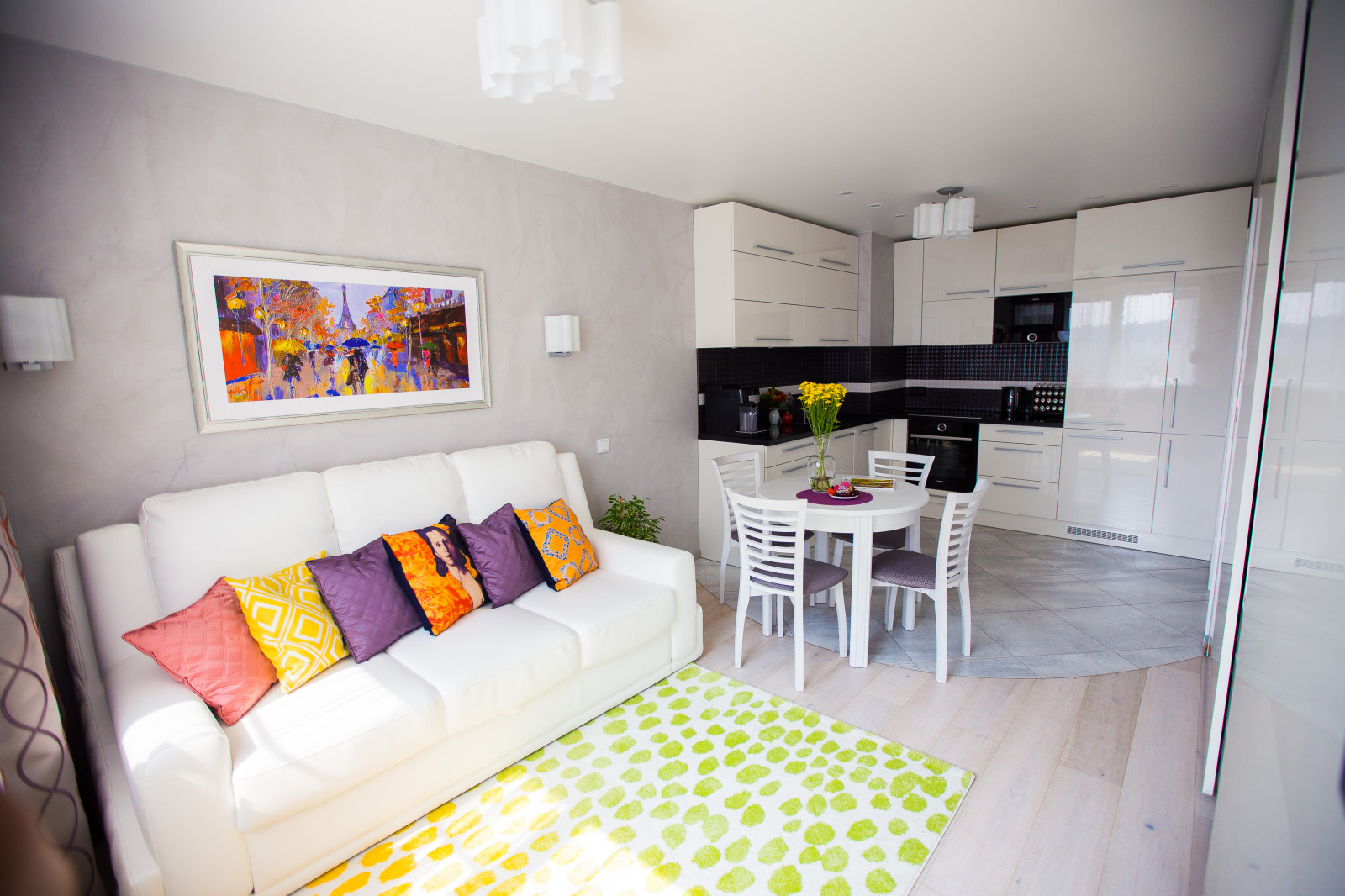 Однокомнатная квартира в современном стиле