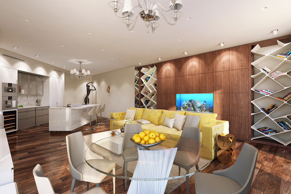 Обложка проекта: Проект квартиры ЖК "Алые Паруса" (3D визуализации)