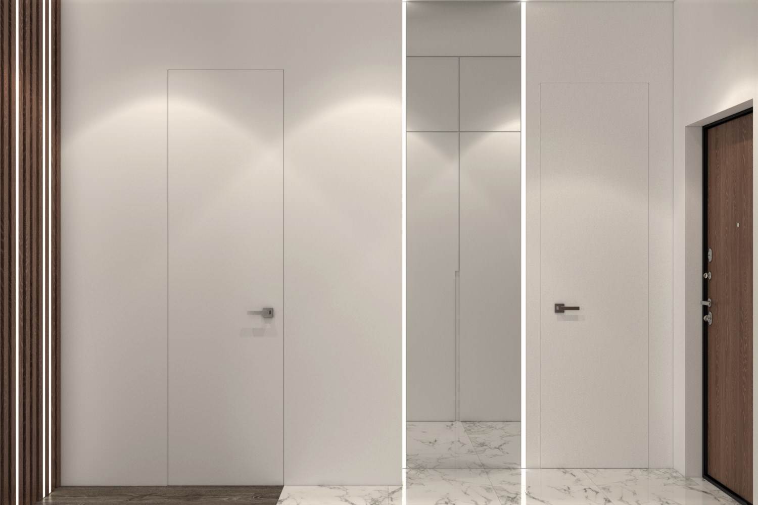 Монохромный с деревом