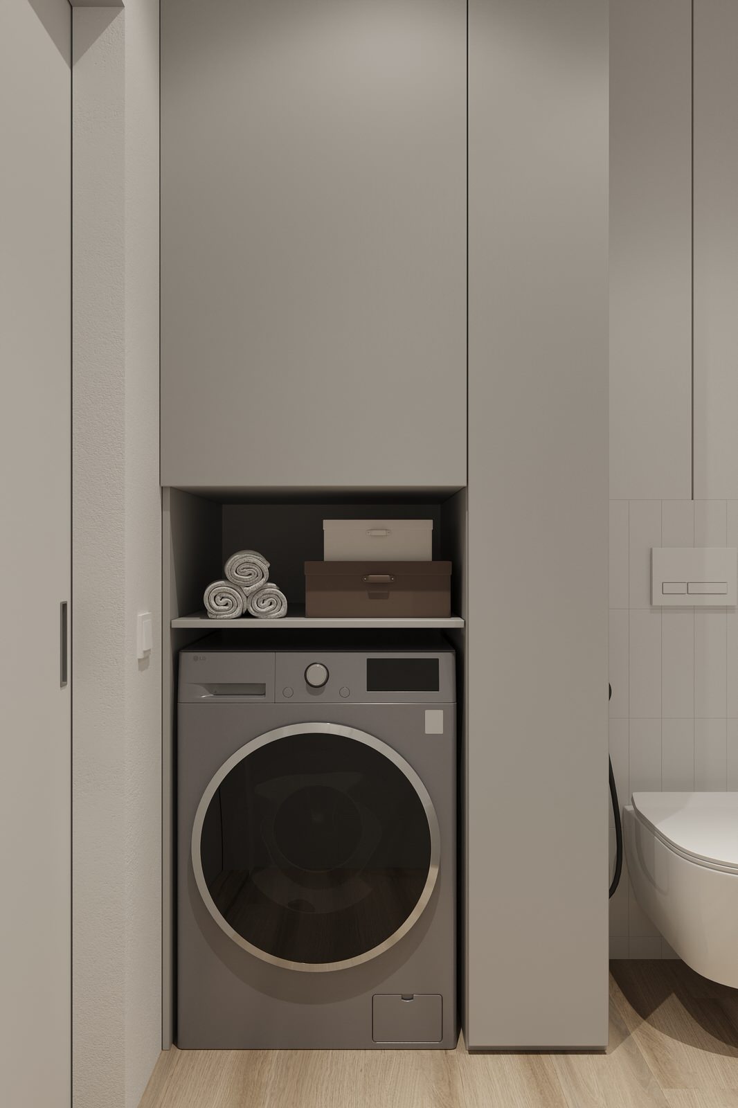 Проект квартиры для молодой семьи в Екатеринбурге. Спальня