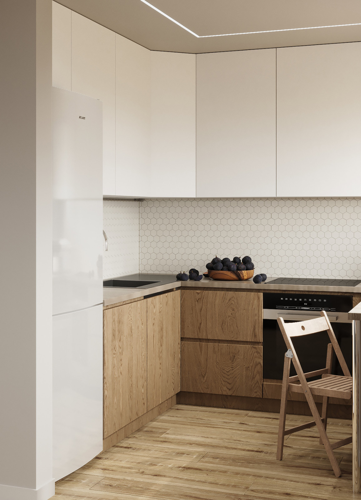 "Прикоснись к природе", квартира в Москве, 68 м2