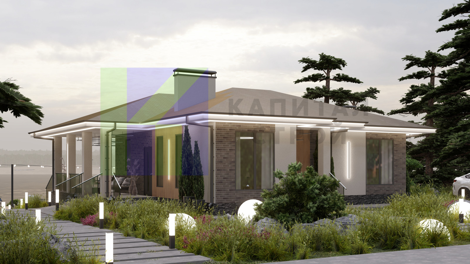 Загородный дом КС6-113,5м