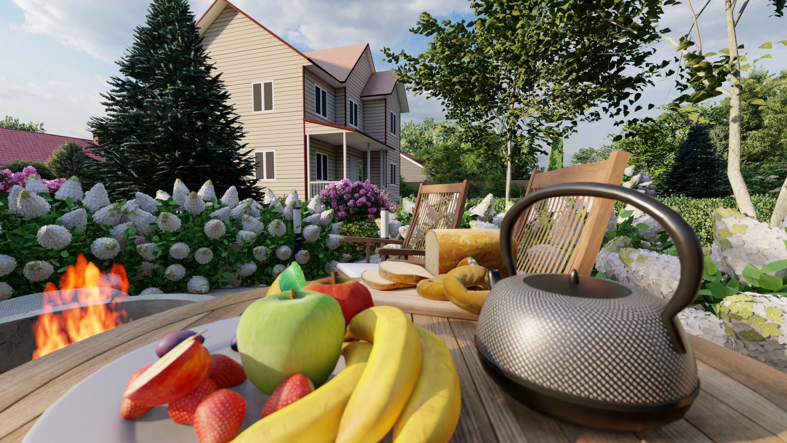 Загородный дом в Москве. 12 соток