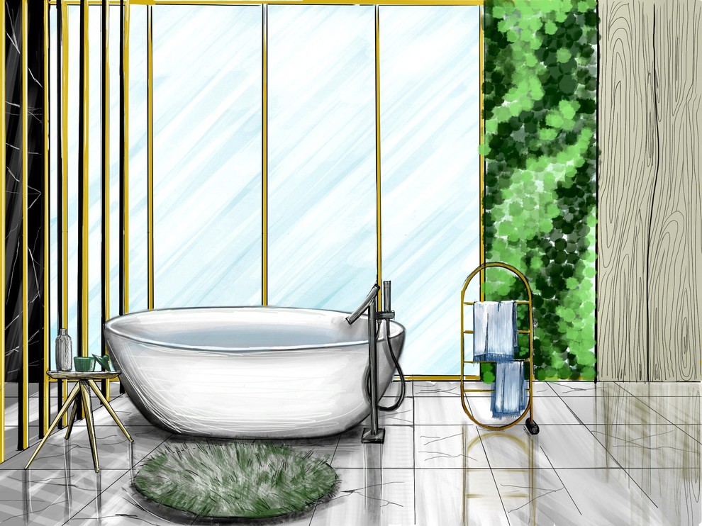 Спальня в эко стиле