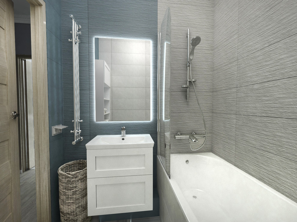 Обложка проекта: Двушка в голубых тонах