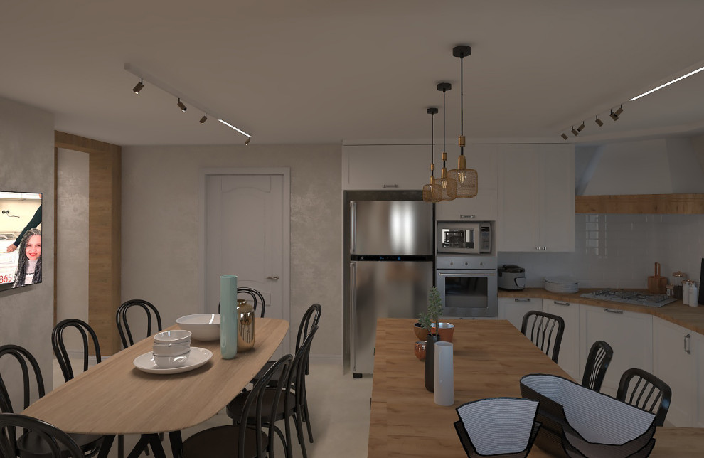 сложная геометрия комнаты