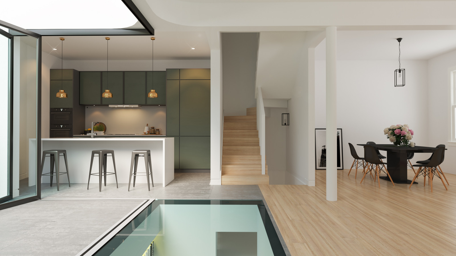 Квартира в здании Викторианской эпохи (визуализация)