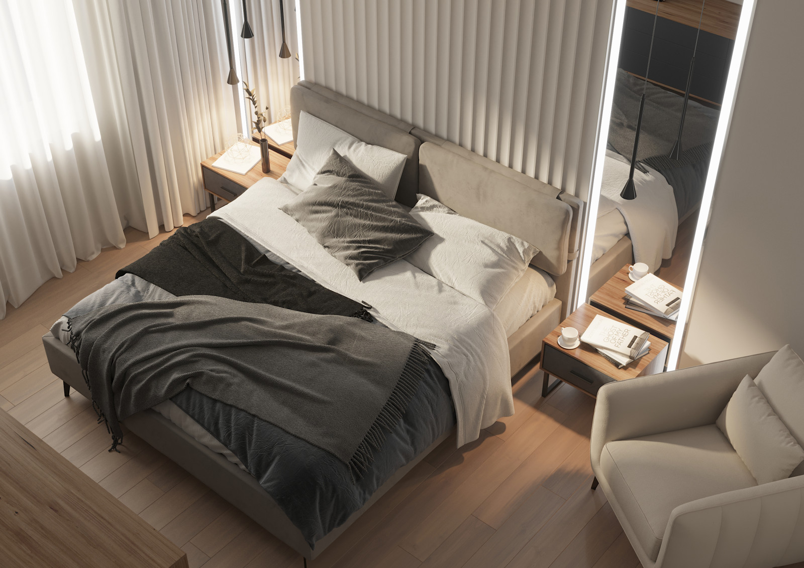 Обложка проекта: ЖК Датский квартал, мужской интерьер