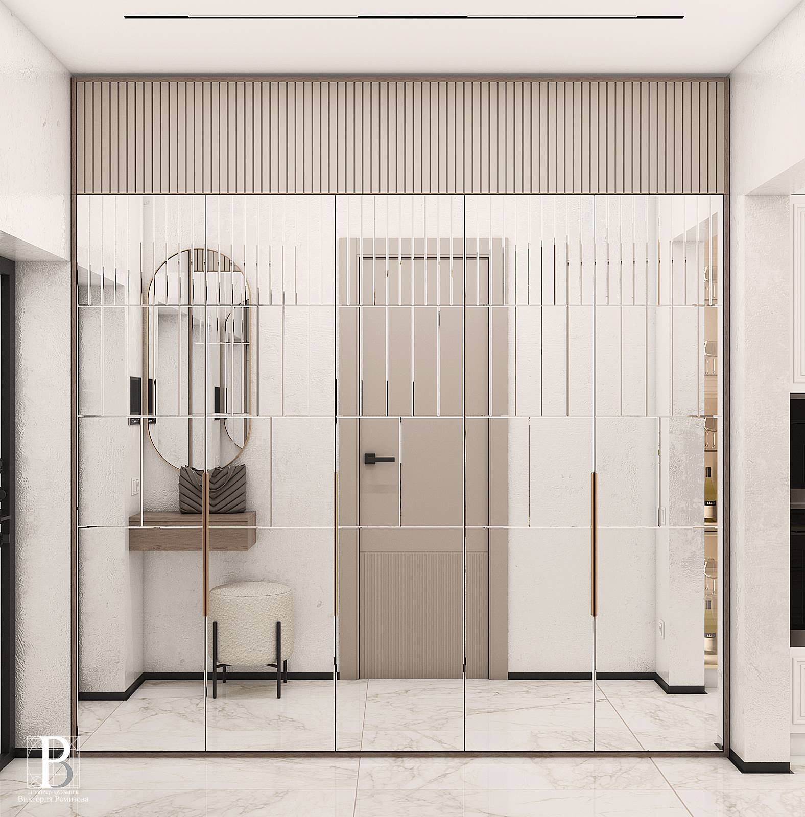 Дизайн интерьера квартиры 56,8 кв.м., г. Пятигорск, ул. Пестова 5