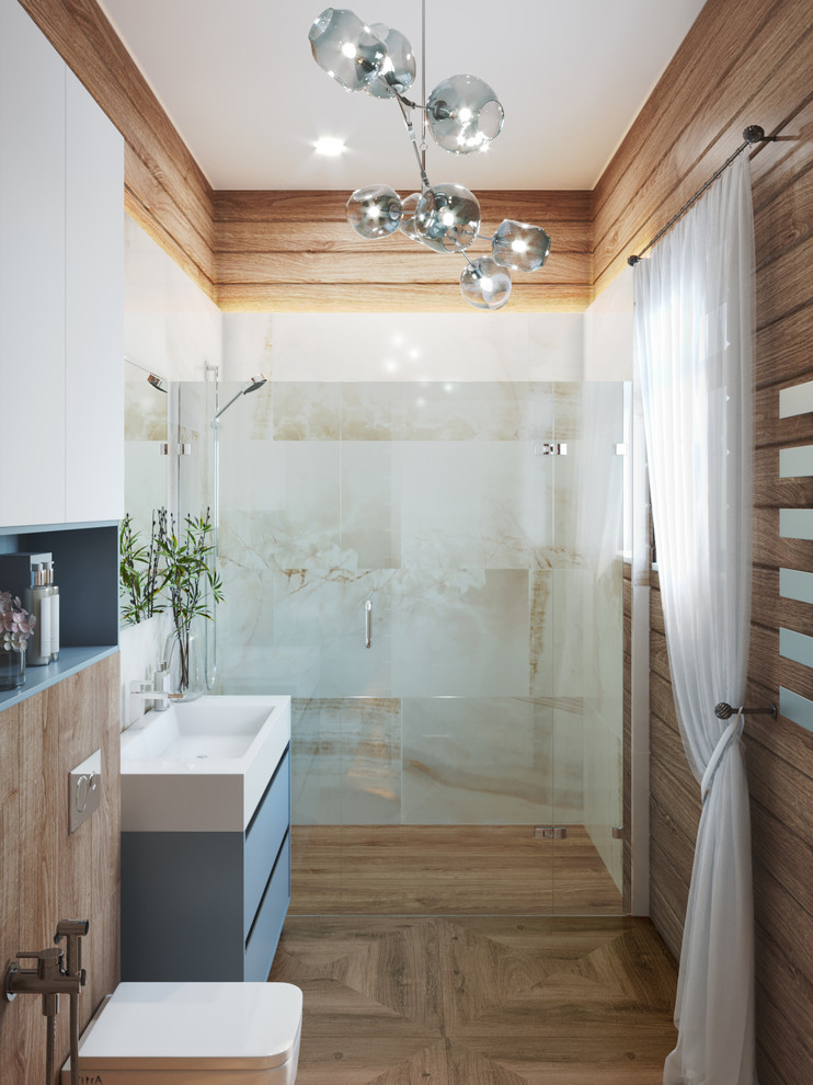 Интерьер жилого дома из клееного бруса  г. Владивосток