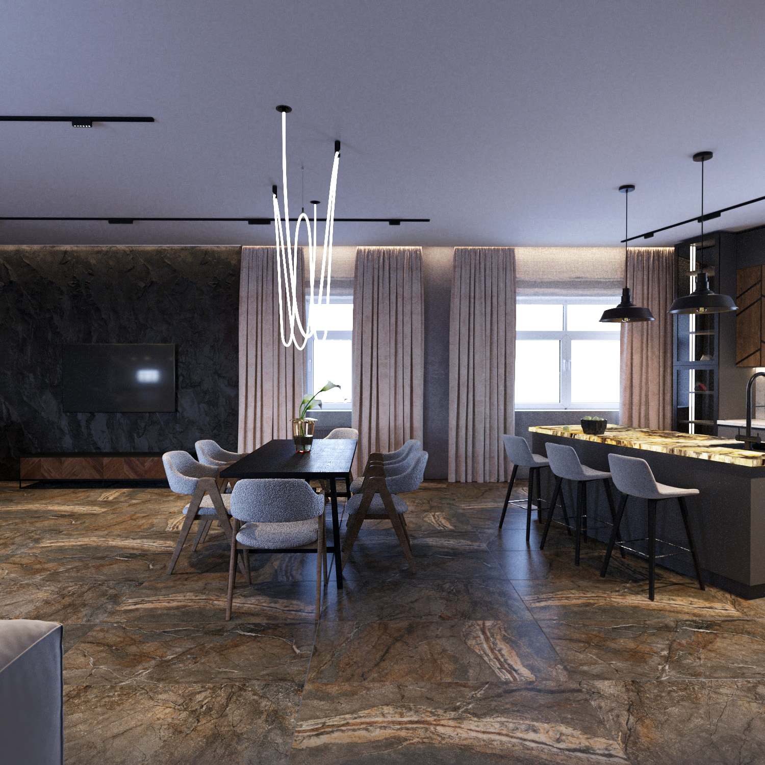 Обложка проекта: Дизайн дома 215 м. кв. в п. Экодолье