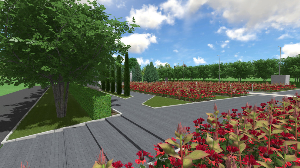 Мемориальный комплекс "Вечный Огонь" в г.Жиздра, 2021