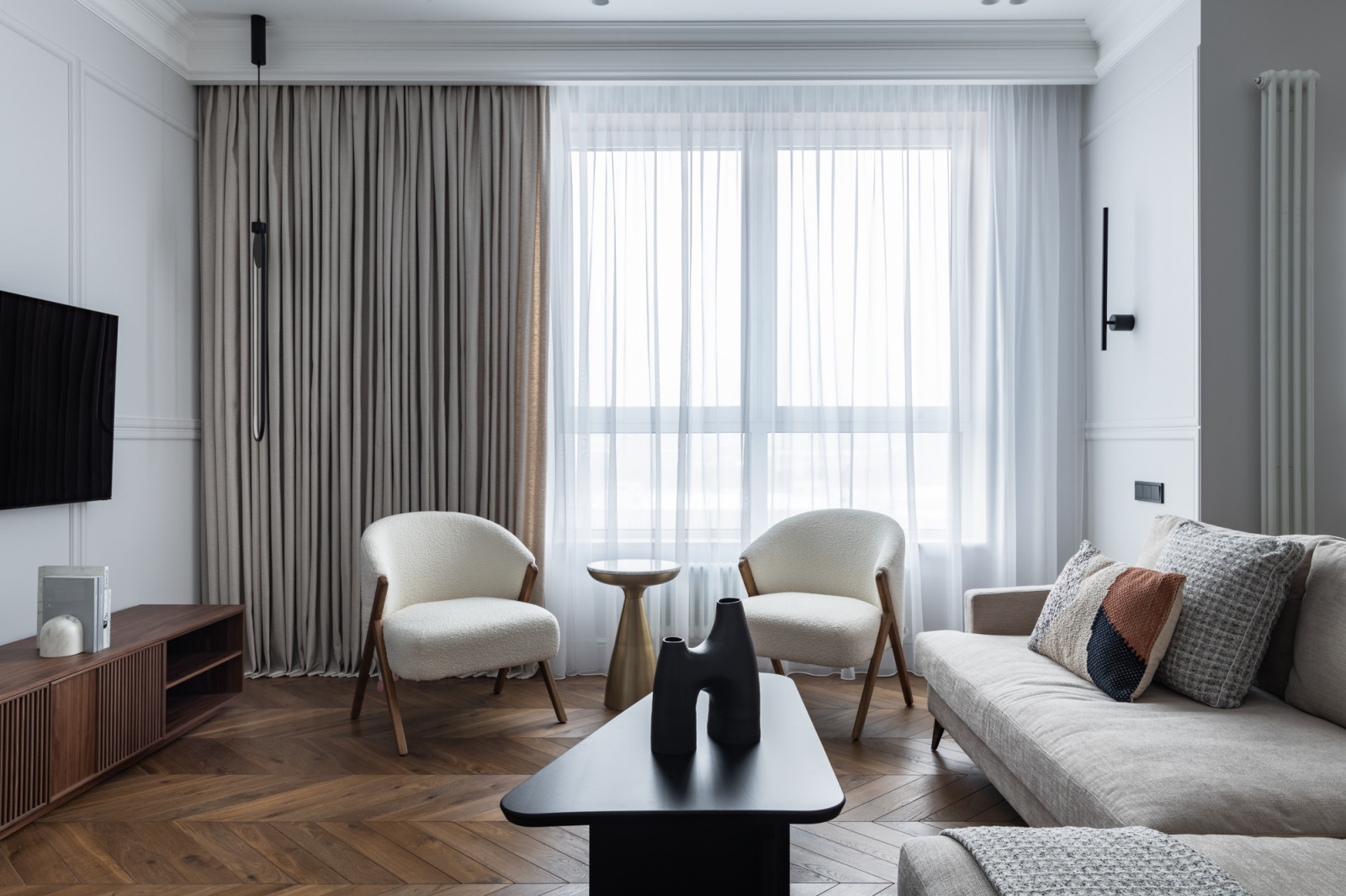 Houzz тур: Квартира в бельгийском стиле на русской «базе»