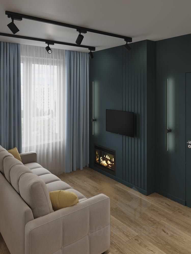 Дизайн-проект однокомнатной квартиры 40 кв.м в Марьино в ЖК «Домашний»