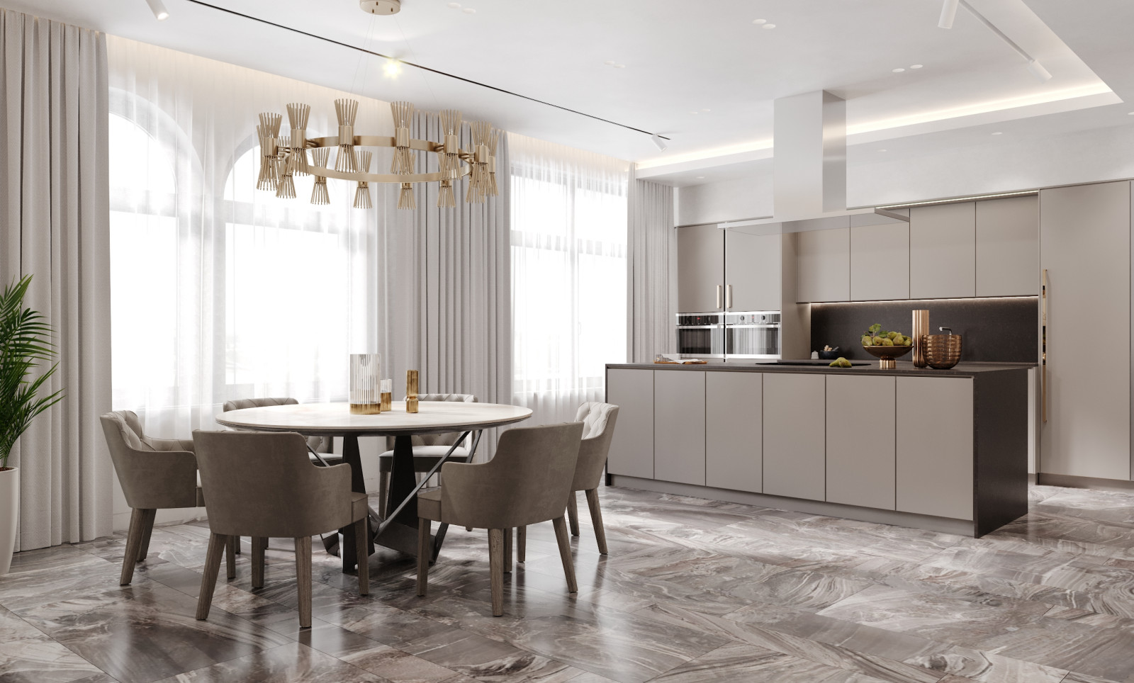 Квартира 210 м² в ЖК «Русский дом»