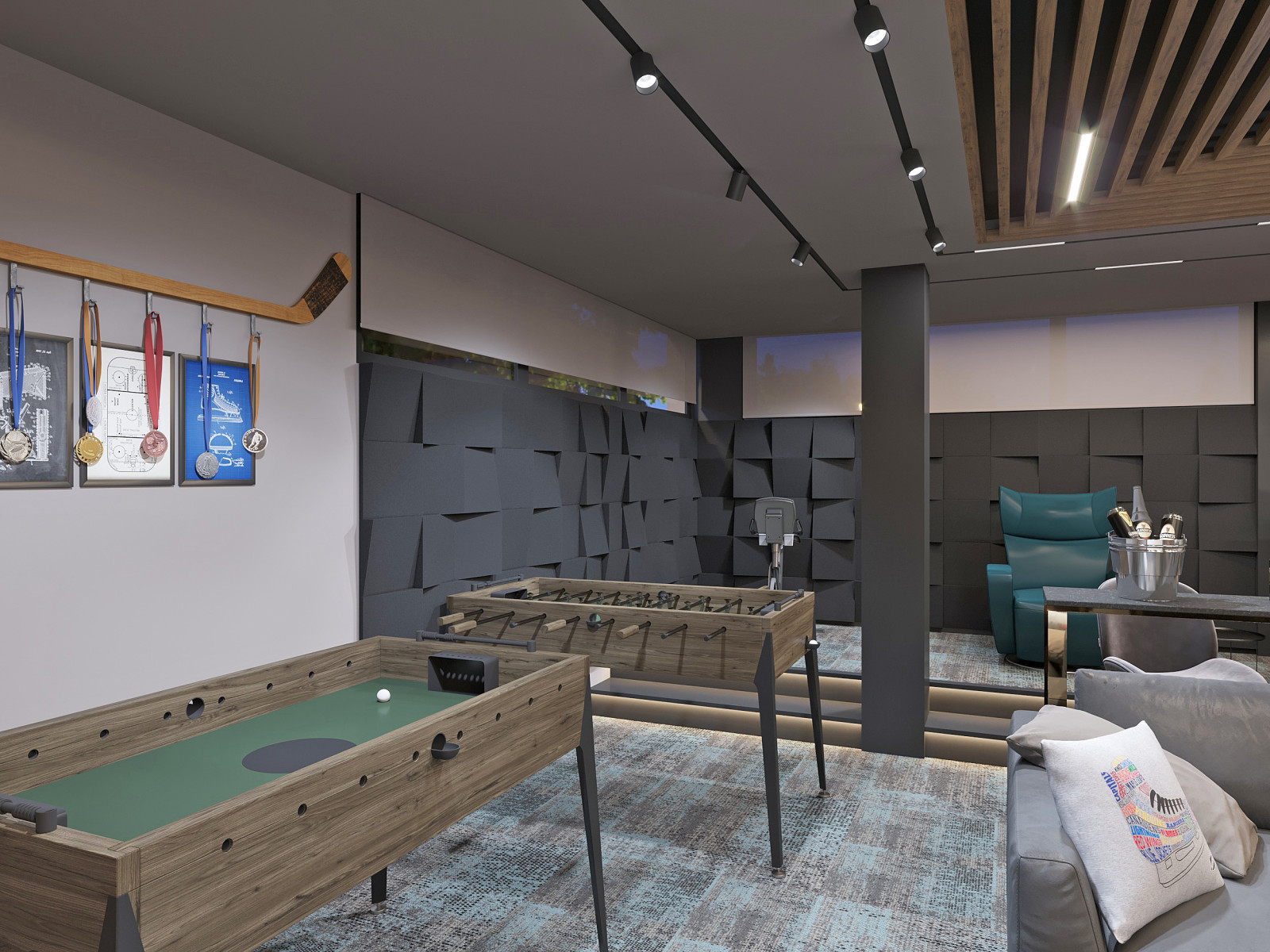 Домашний кинотеатр с функцией спортбара