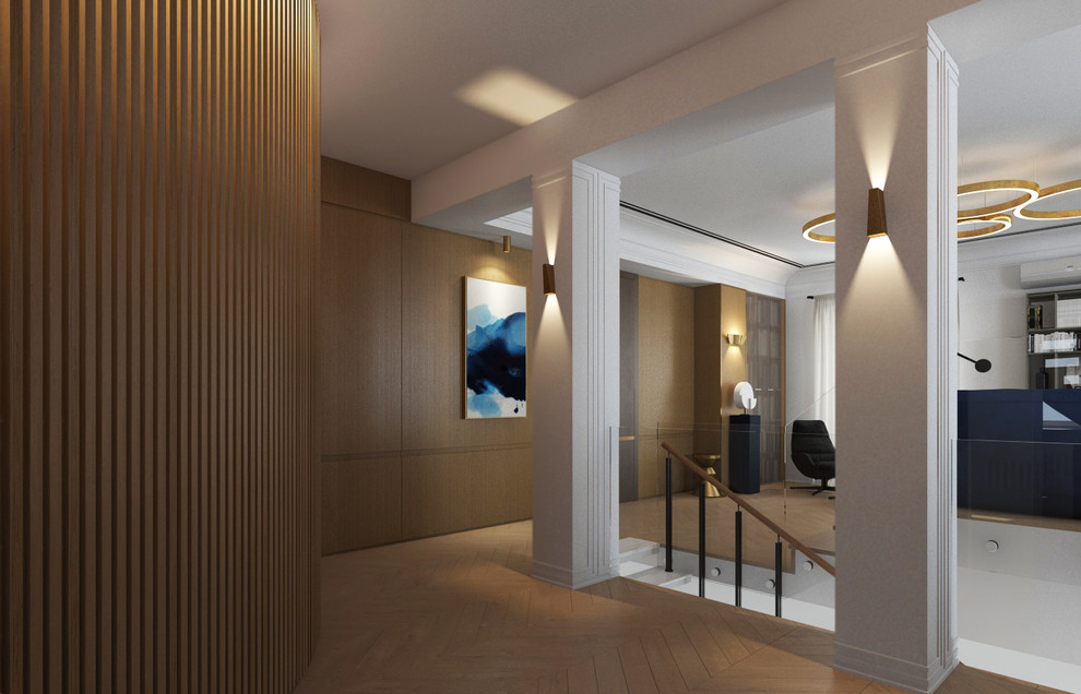 Обложка проекта: Интерьер холла. Дом на побережье