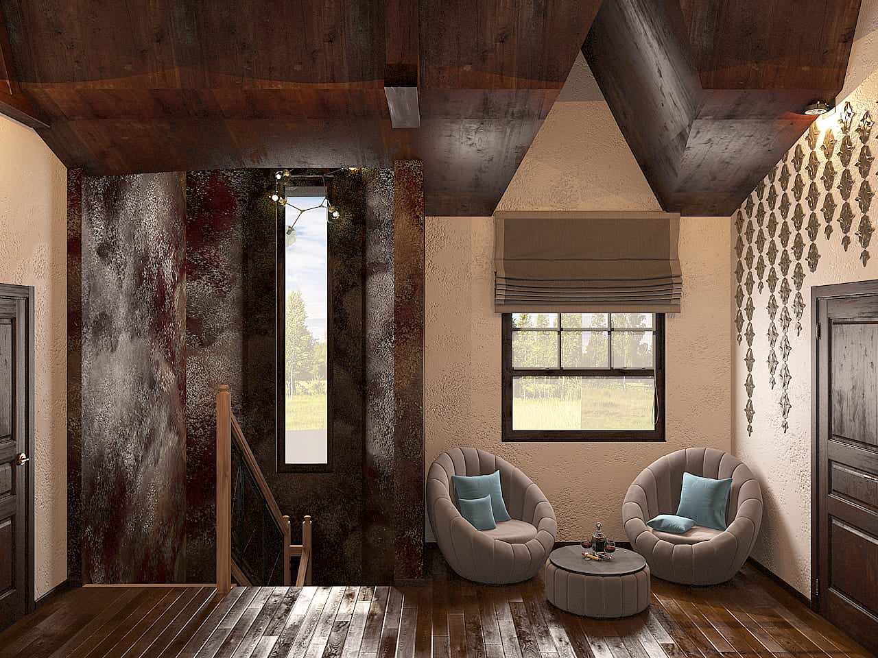 Коттедж. Шале на Волге