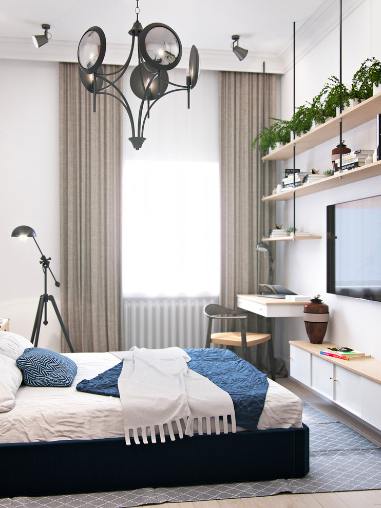 Спальня в скандинавском стиле