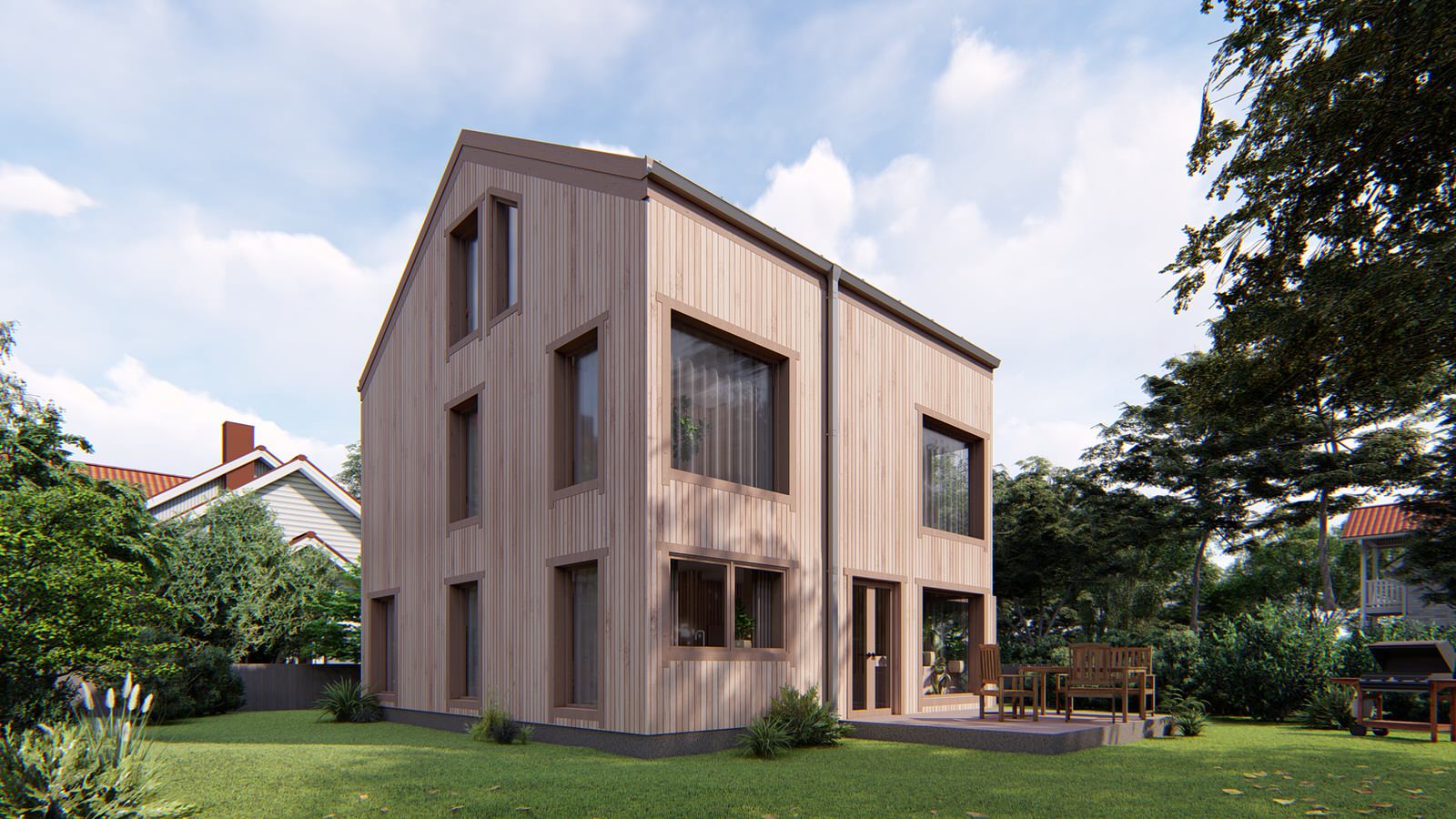 Трехэтажный барнхаус в Норвегии