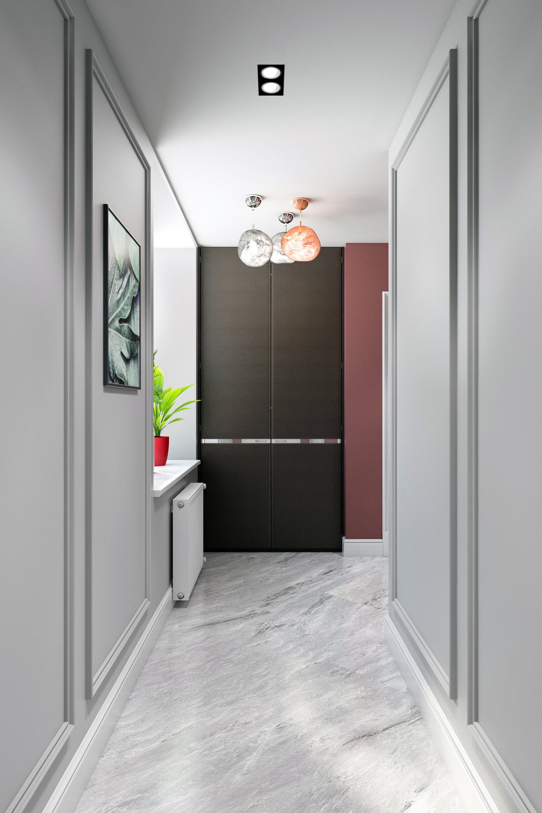 Интерьер квартиры в ЖК Wellton Park (95,7 кв.м.) "Палитра"