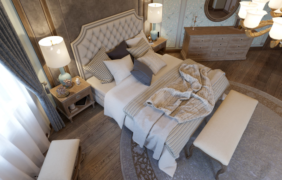 Дизайн интерьера дома с элементами кантри.