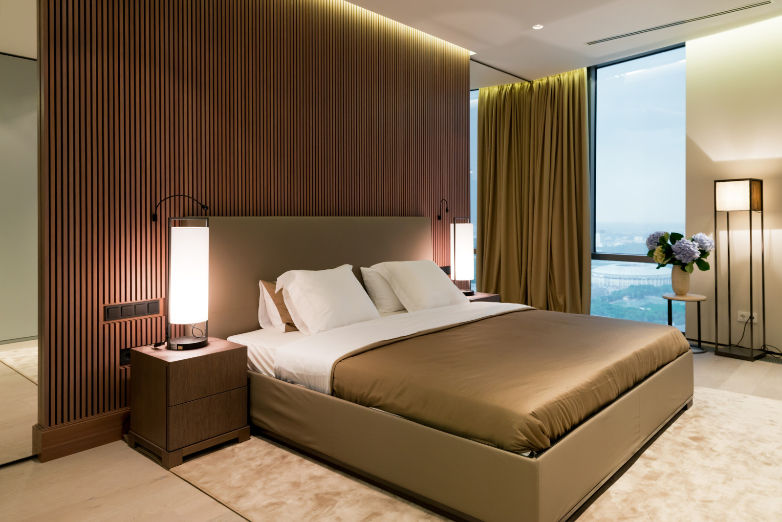 Интерьер апартаментов на 47 этаже