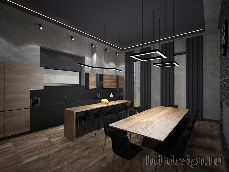 Дизайн интерьера коттеджа