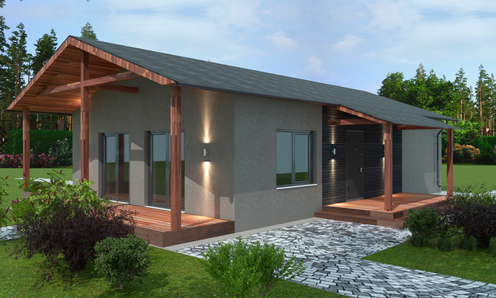 Проекты недорогих домов, для строительной фирмы