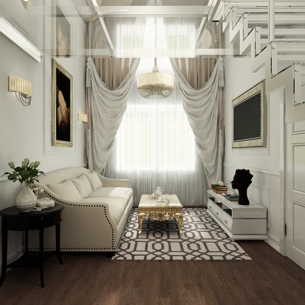 Обложка проекта: Квартира со стеклянным перекрытием