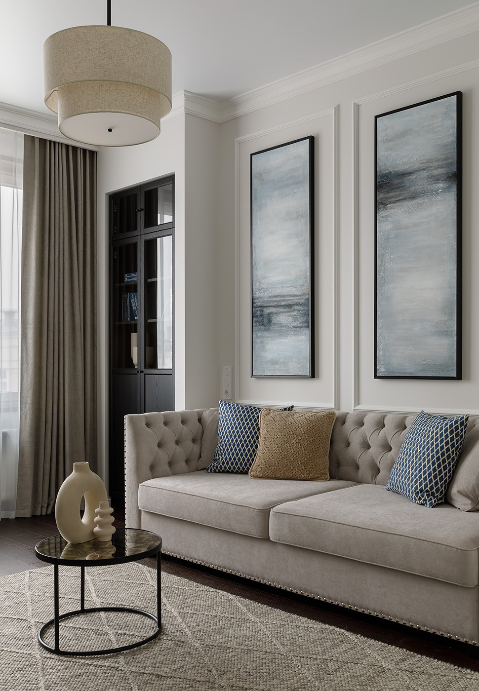 Реализованный проект квартиры 240м², ЖК Смольный проспект