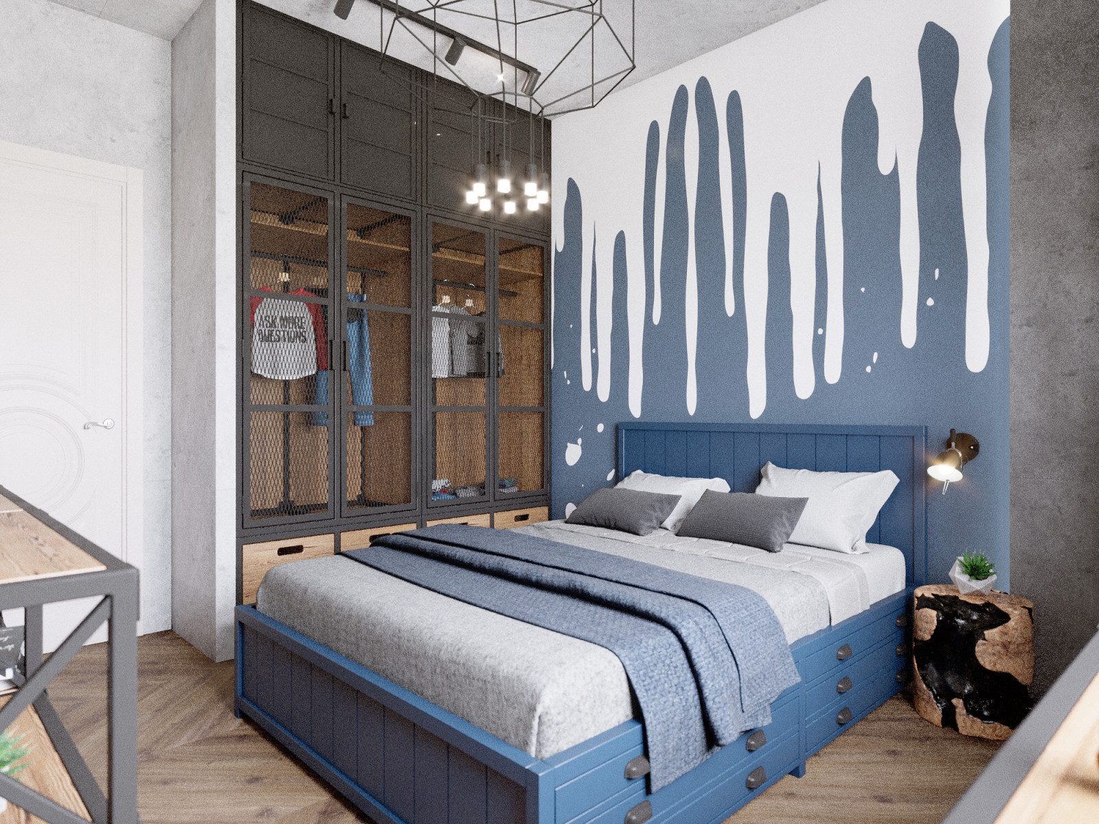 Обложка проекта: Микс лофта и современного стиля в 75м2